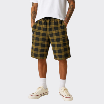 Men's Printed Denim Shorts - A-2928 Denim Fabric Printed Short