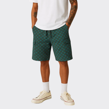 Mens Denim Printed Shorts A-2924