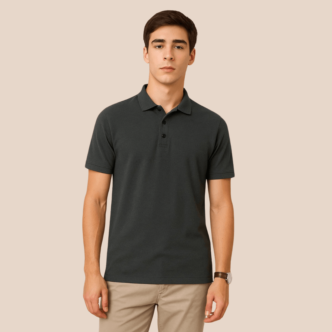 Mens Lycra Fabric Polo (A-3519)