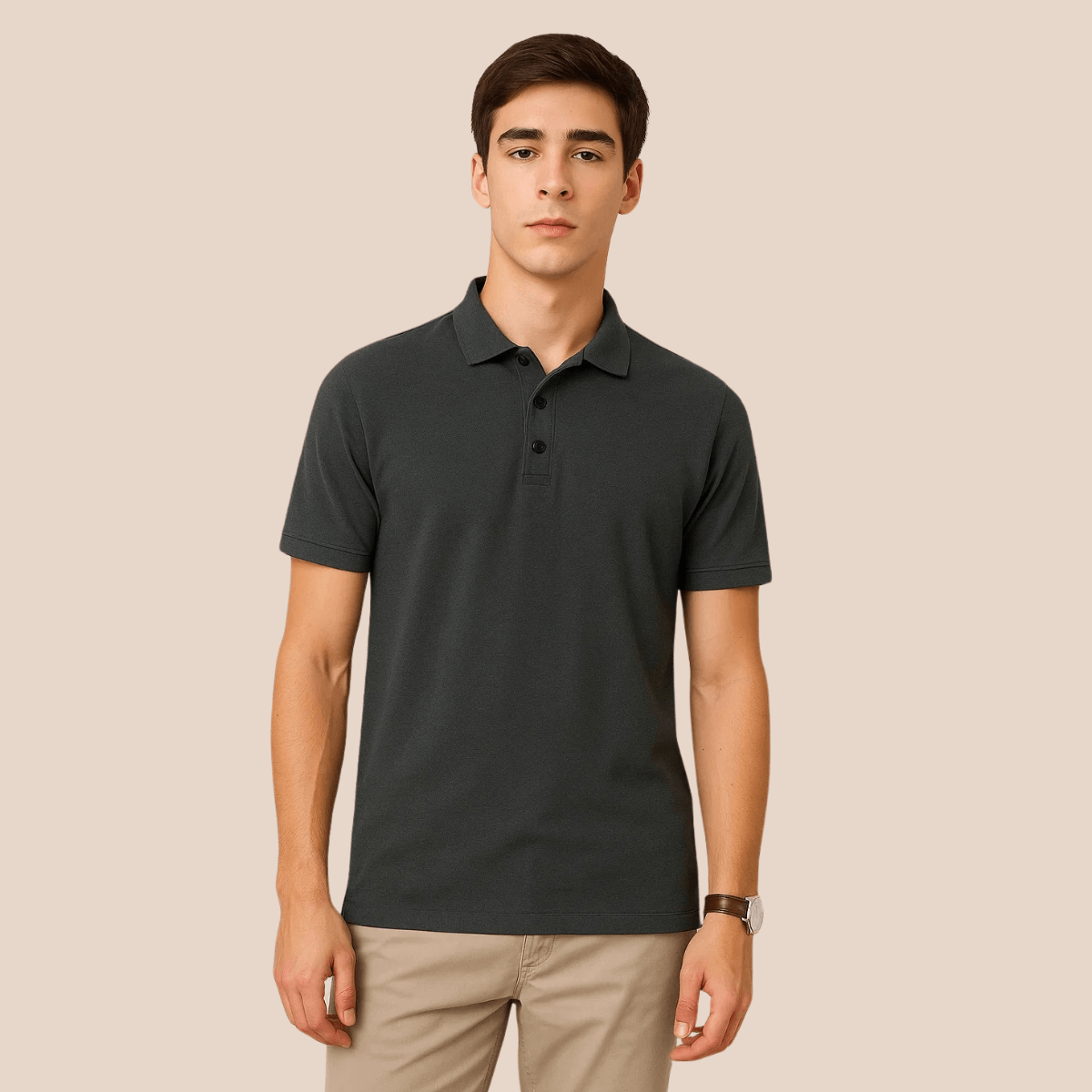 Mens Lycra Fabric Polo (A-3519)
