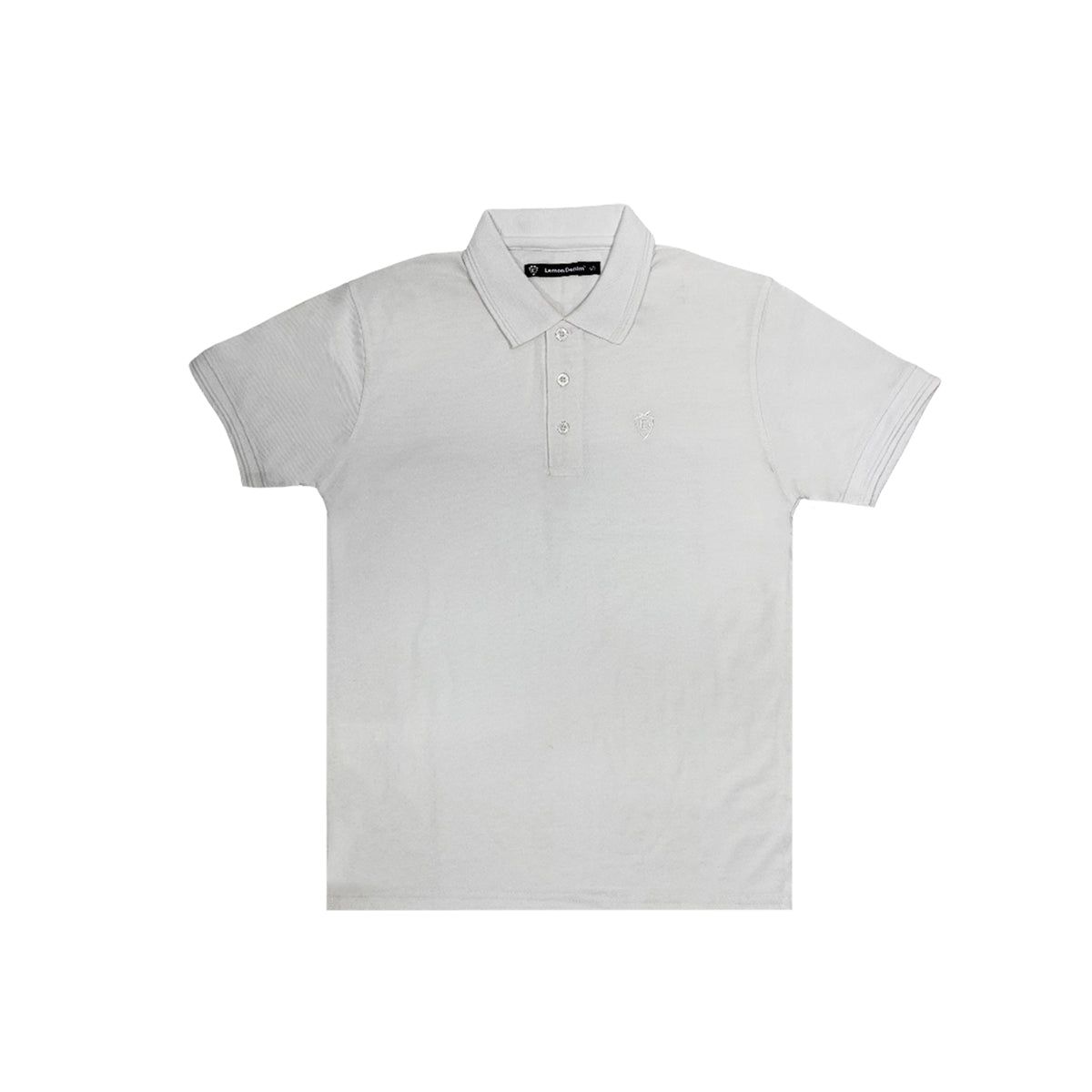 BASIC P.K FABRIC POLO (A-3408) - LEMON DENIM