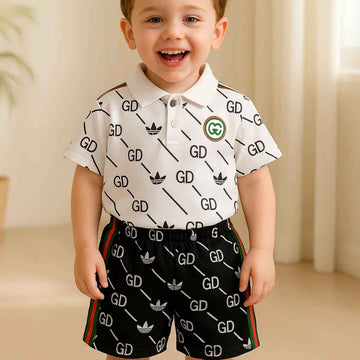 White Boys Imported Co-Ord Set (A-3168)
