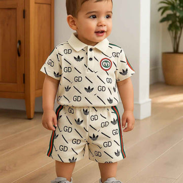 Beige Color Imported Co-Ord Set (A-3186)