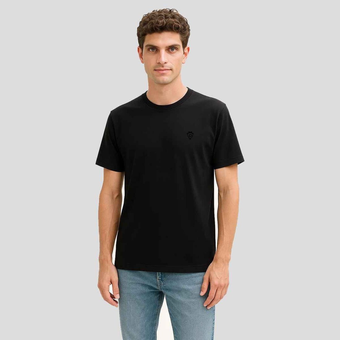 Mens Jarsey Round Neck T-Shirt (A-3410)