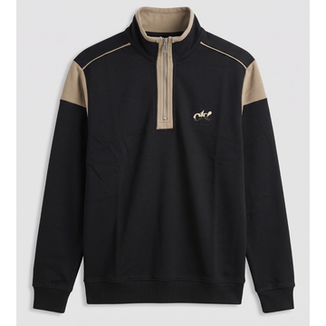 Black Zipper Style Premium Sweatshirt (A-5200)