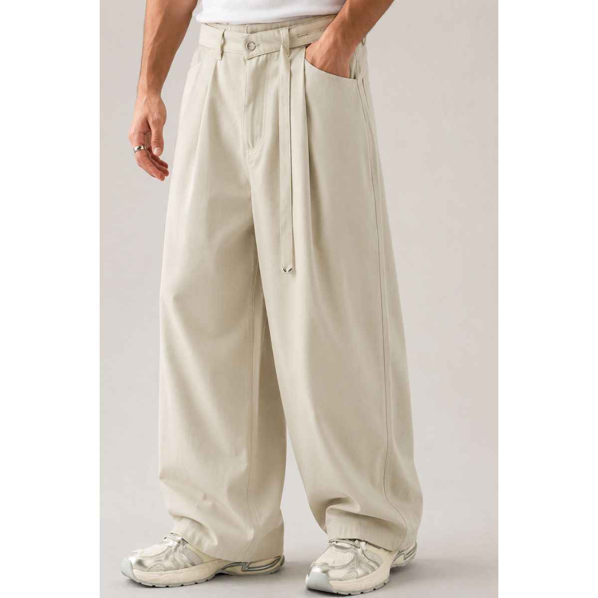 Off-White Long Length Gurkha Pant (A-4681)