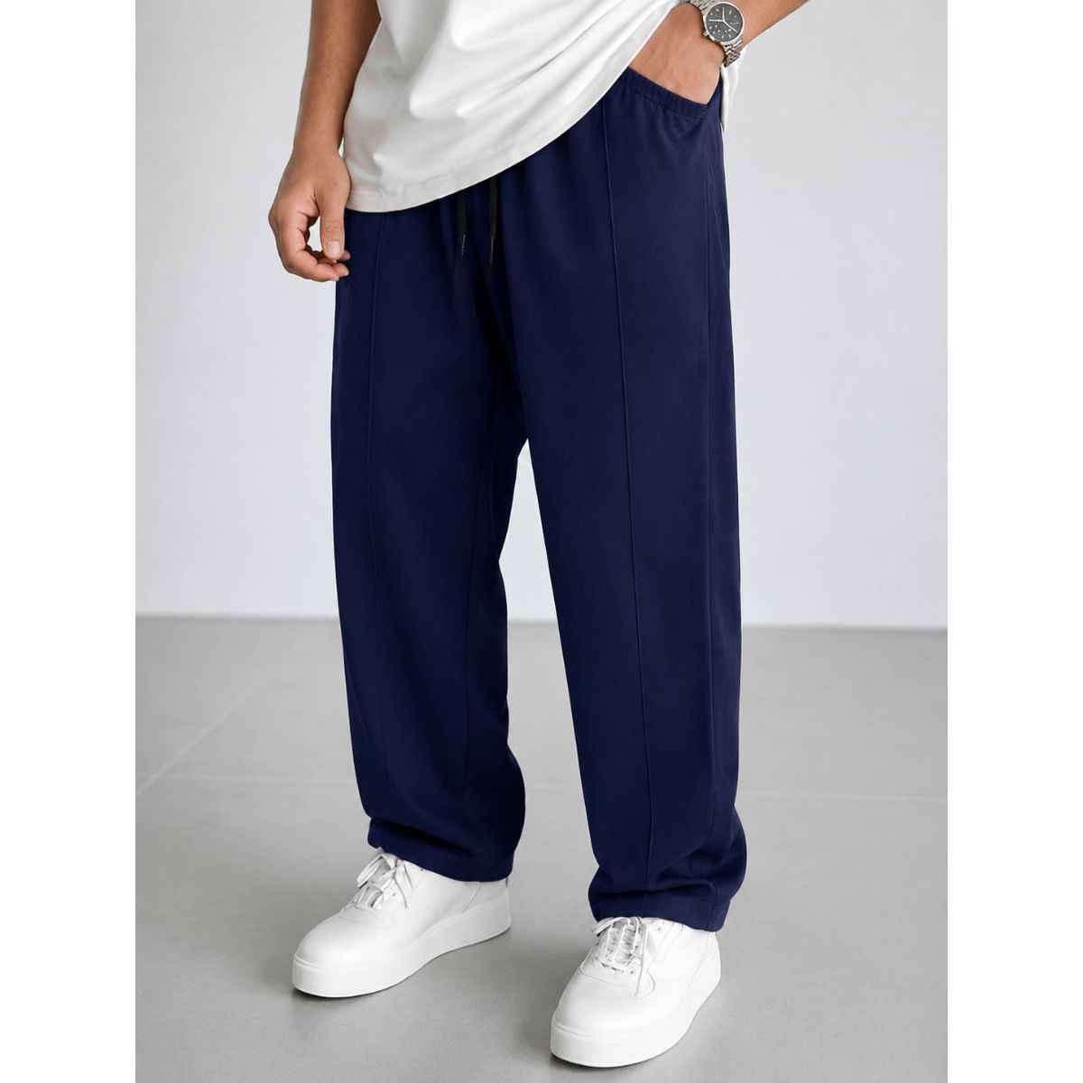 2 Center Line Dry Fit Aqua Blue Trouser (A-4806)