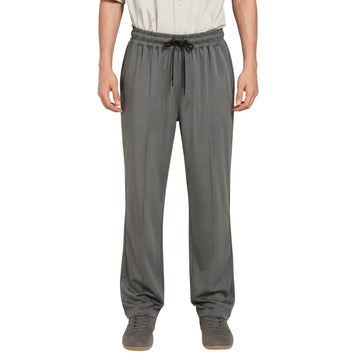 Glacier Grey Self Texture Dry Fit 2 Center Line Trousers (A-4806)
