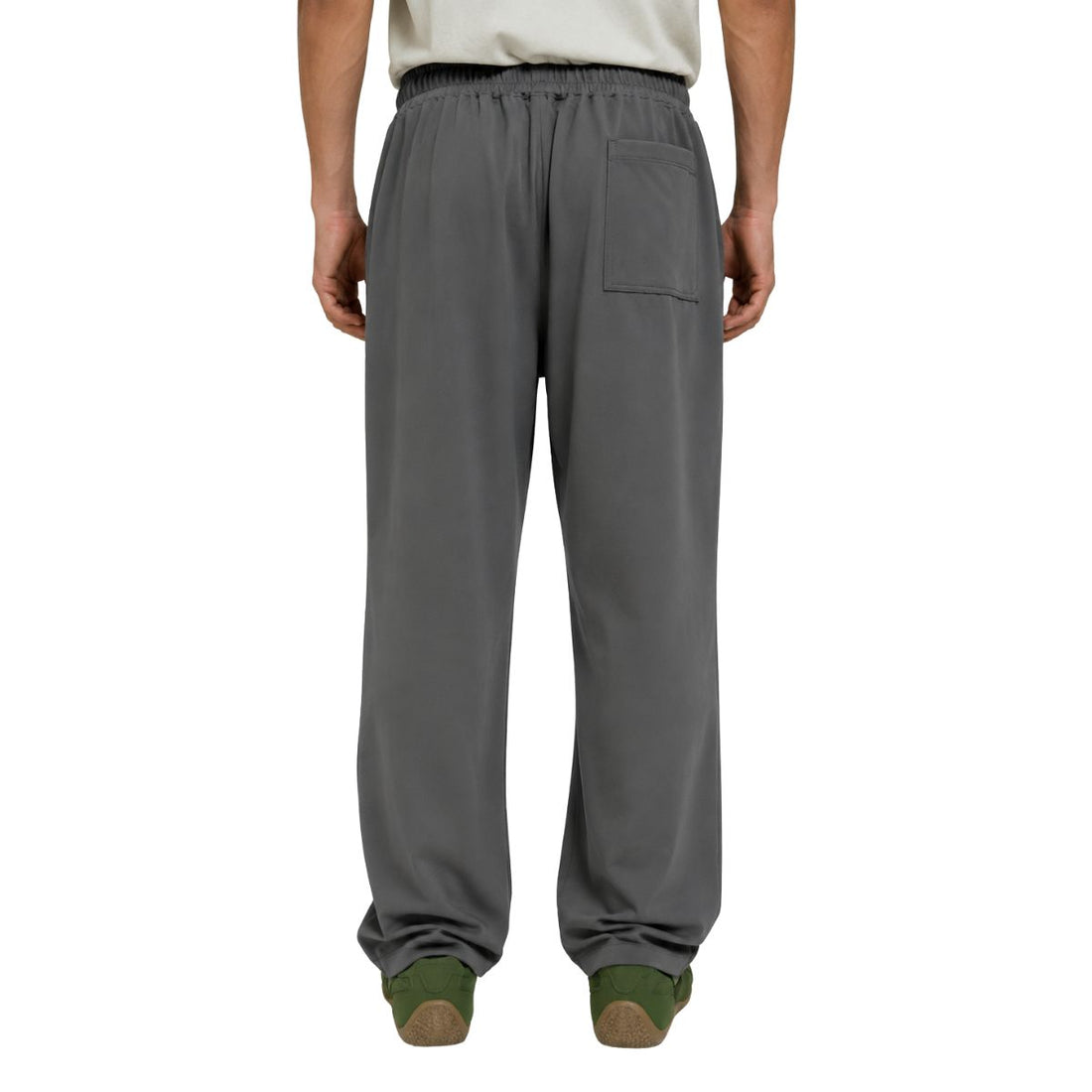Glacier Grey Self Texture Dry Fit 2 Center Line Trousers (A-4806)
