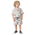 Boys Lilan Half Sleeve Printed Track Suit (A-3538, A-3536)