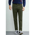 Olive Green Mens Cotton Chinos Pant (A-3451)