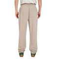 Beige Color Self Texture Stretchable Trousers (A-4804)