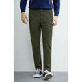 Olive Green Mens Cotton Chinos Pant (A-3451)