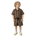 Boys Half Sleeve multi Colors Printed Tracksuit (A-3540)