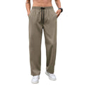 Skin Brown Color Self Texture Stretchable Trouser (A-4804)