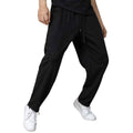 Black Self Texture stretchable Trouser  (A-4804)