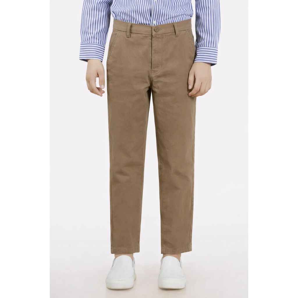 Beige Color Mens Cotton Chinos Pant (A-3448)