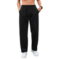 Black Self Texture stretchable Trouser  (A-4804)