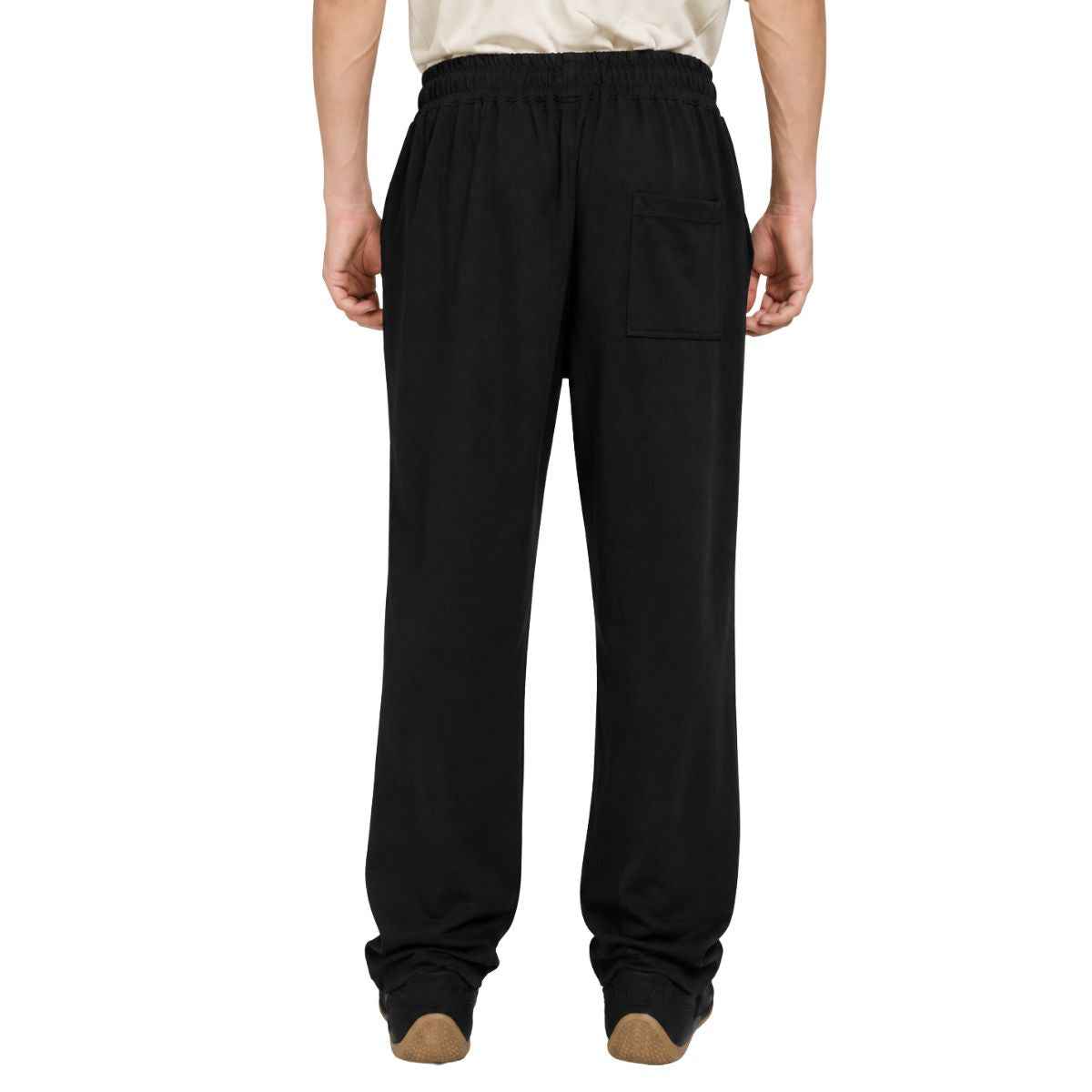 Black Self Texture stretchable Trouser  (A-4804)