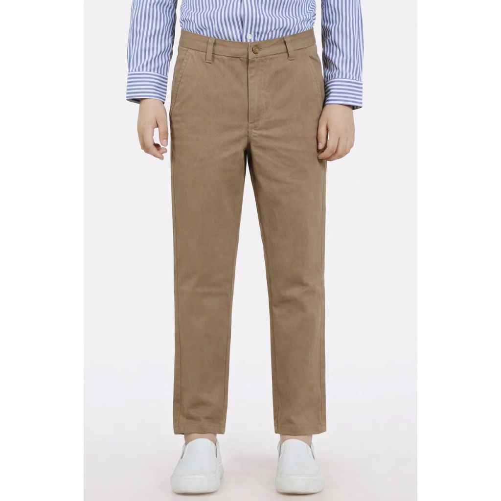 Beige Color Mens Cotton Chinos Pant (A-3448)