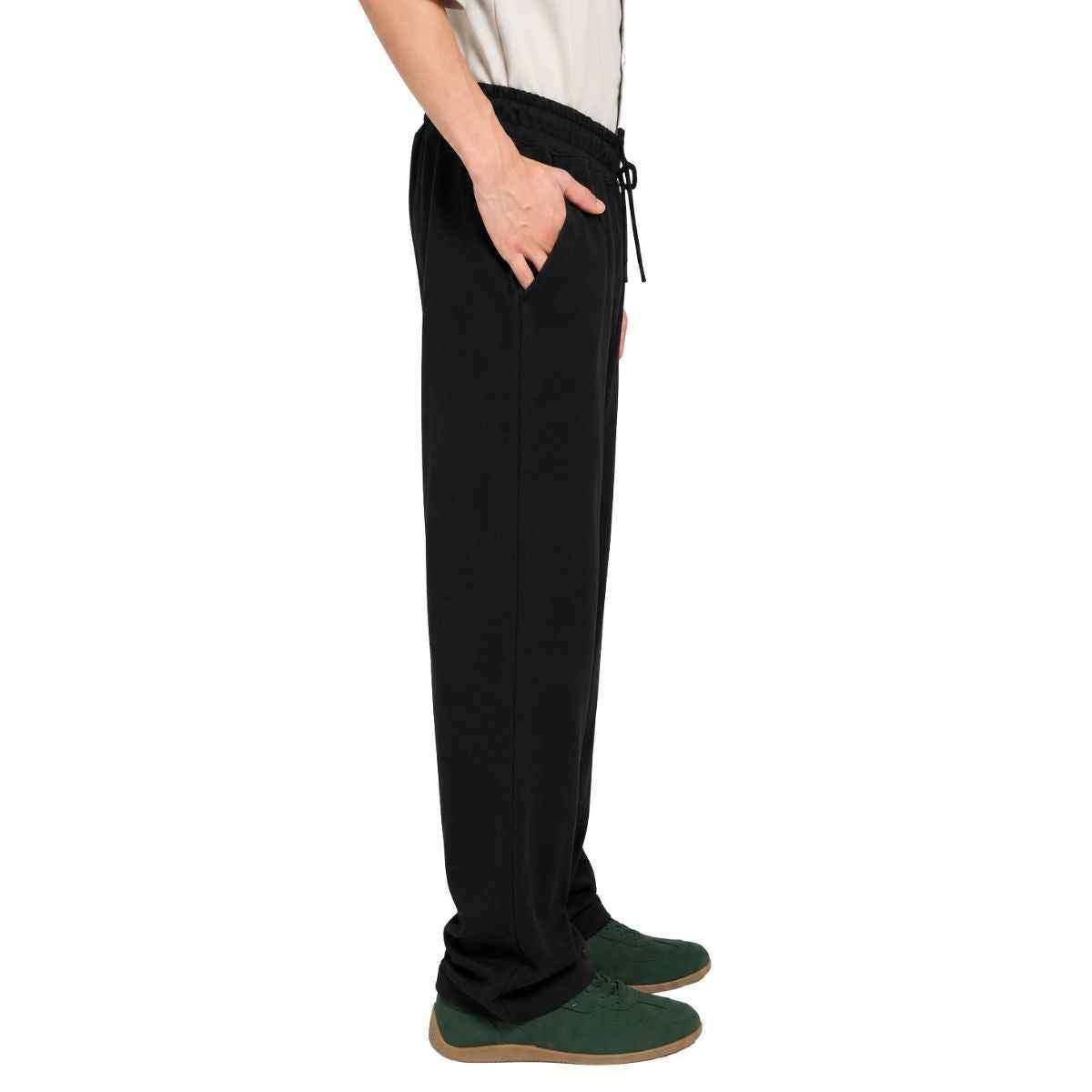 Black Self Texture stretchable Trouser  (A-4804)