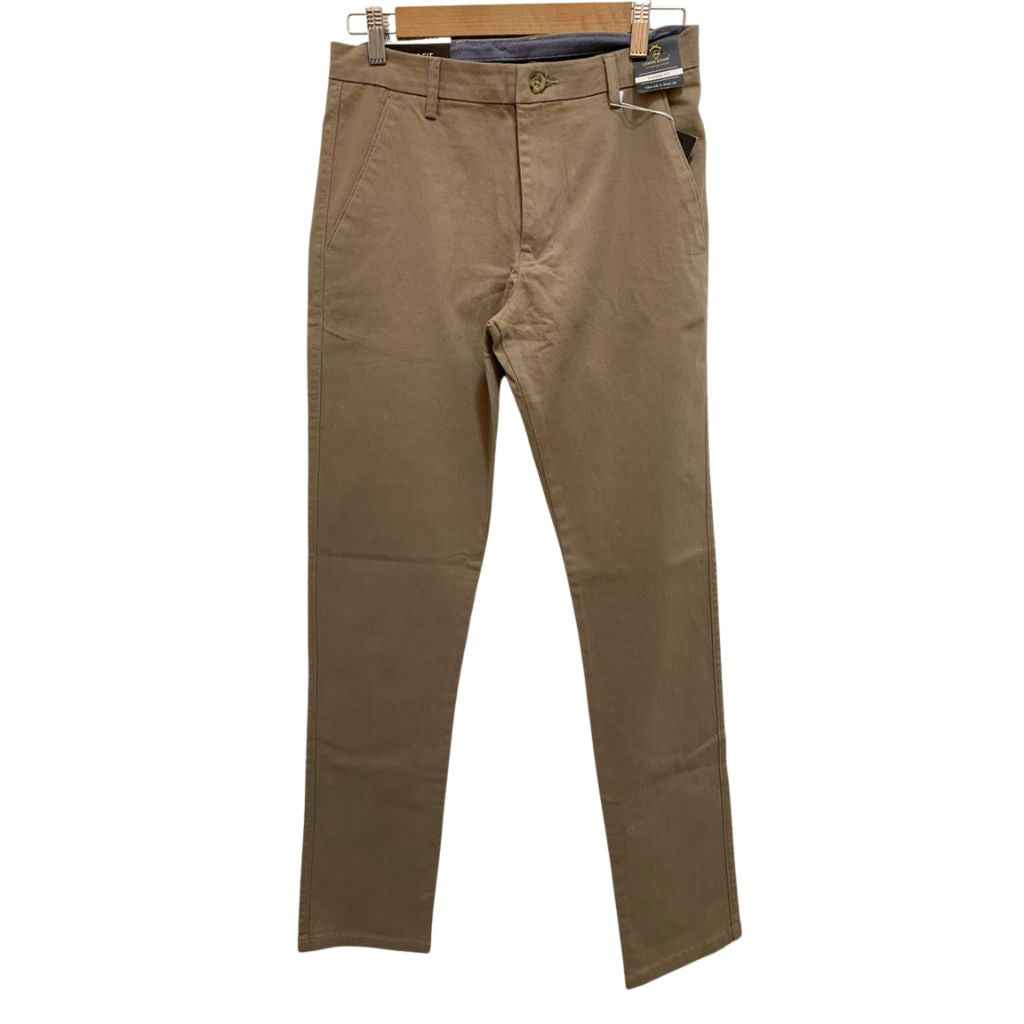 Beige Color Mens Cotton Chinos Pant (A-3448)