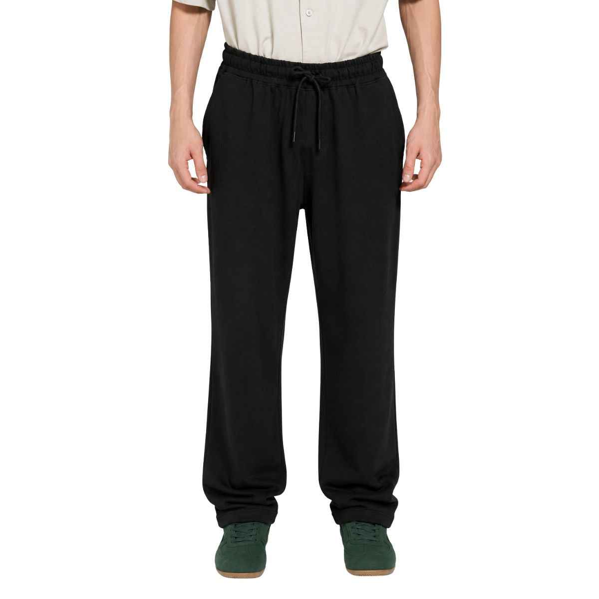 Black Self Texture stretchable Trouser  (A-4804)