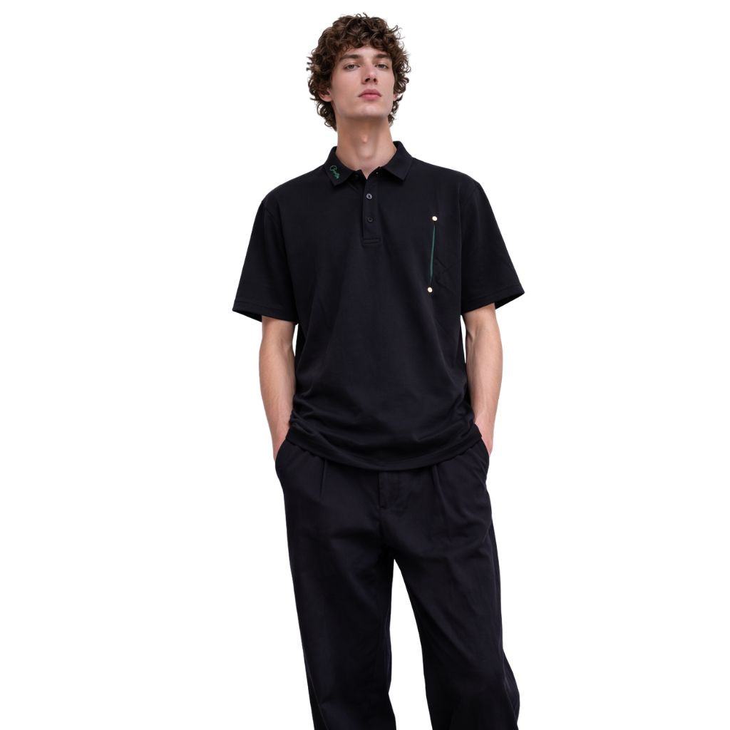 Black Premium Imported Polo (A-4113)