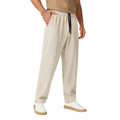 Cream Color Self Texture Stretchable Trouser (A-4804)