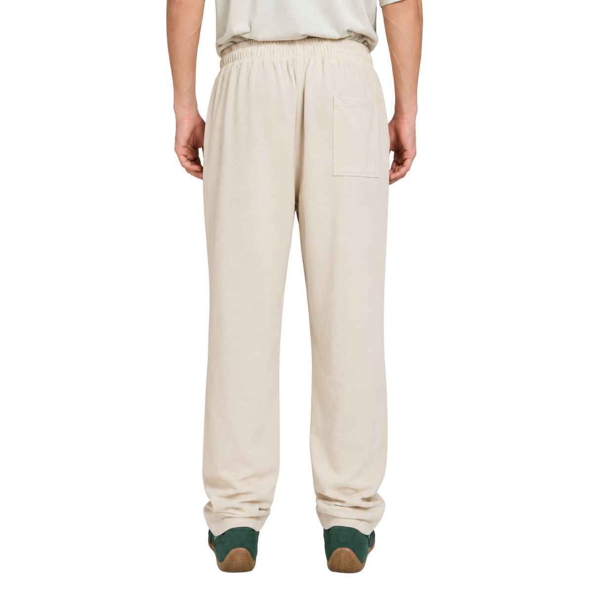 Cream Color Self Texture Stretchable Trouser (A-4804)