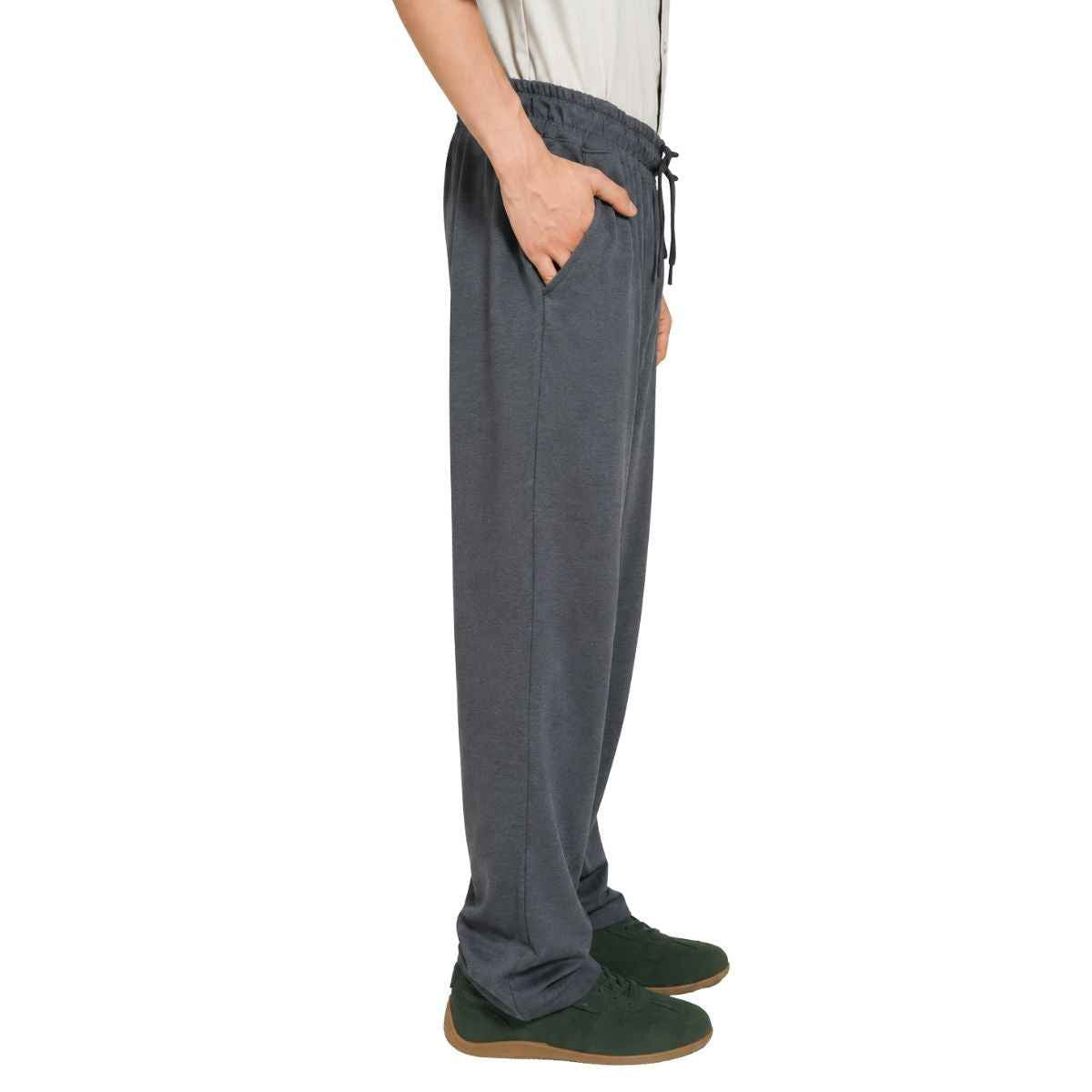 Grey Comfortable Summer Trousers (A-4802)