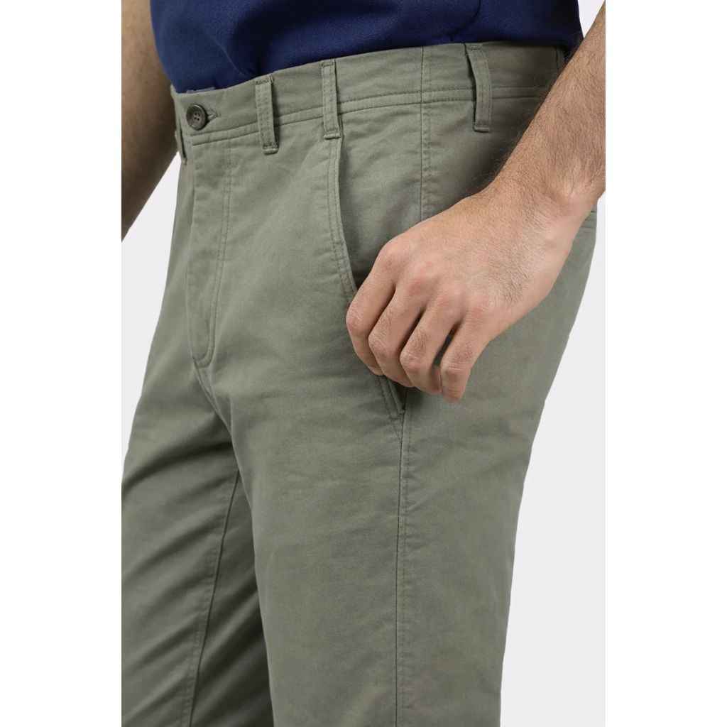 Bottle Green Men Cotton Chino Pant (A-3986)