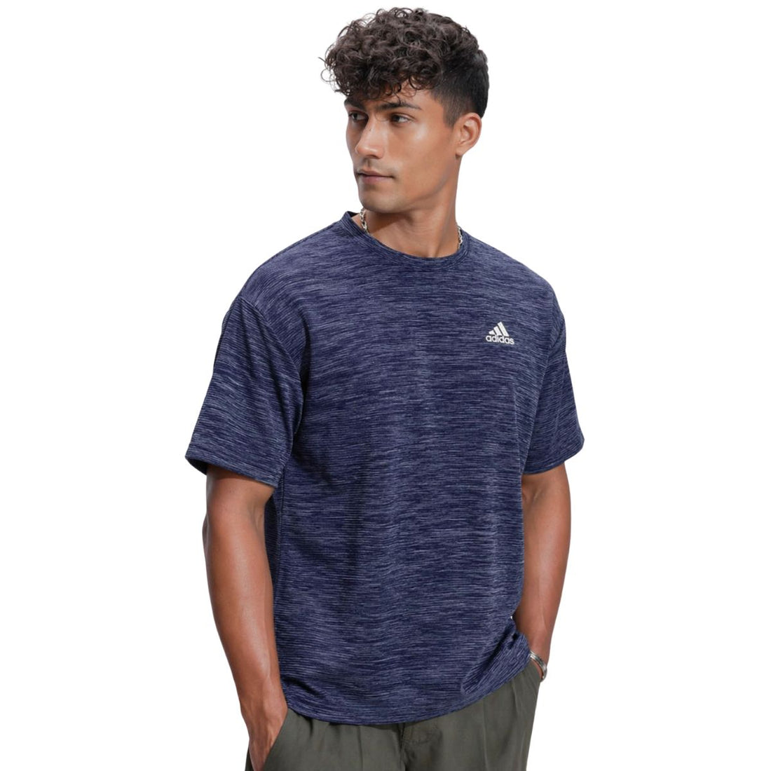 Ink Blue Shaded Dry Fit T-Shirt (A-4524)