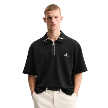 Black Imported Half Zipper (A-4955)