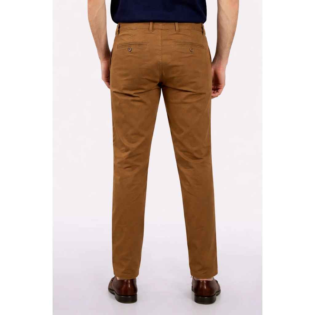 Copper Brown Color Mens Cotton Chino Pant (A-3894)