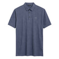 Grey Dry Fit Mens Self Texture Polo (A-3115)