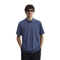 Grey Dry Fit Mens Self Texture Polo (A-3115)