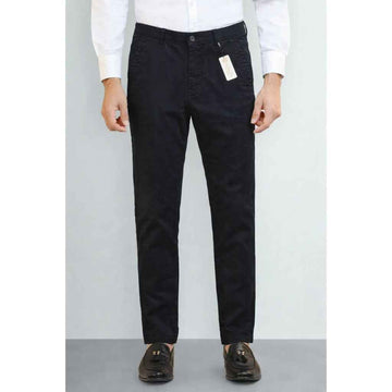 Black Mens Cotton Chino Pant (A-3985)
