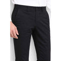 Black Mens Cotton Chino Pant (A-3985)