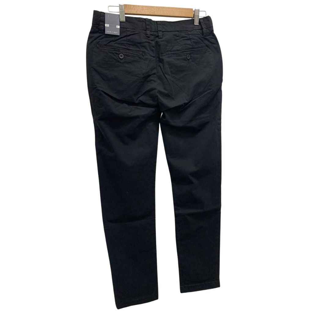 Black Mens Cotton Chino Pant (A-3985)
