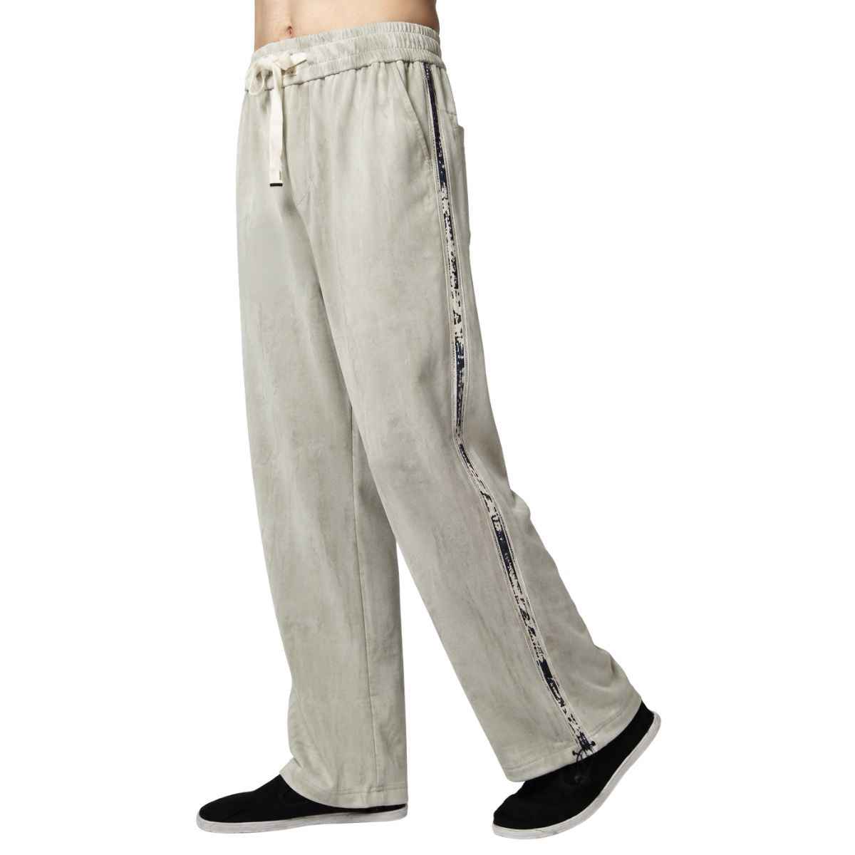 light Green Shaded Vintage Stripe Trouser (A-4142)