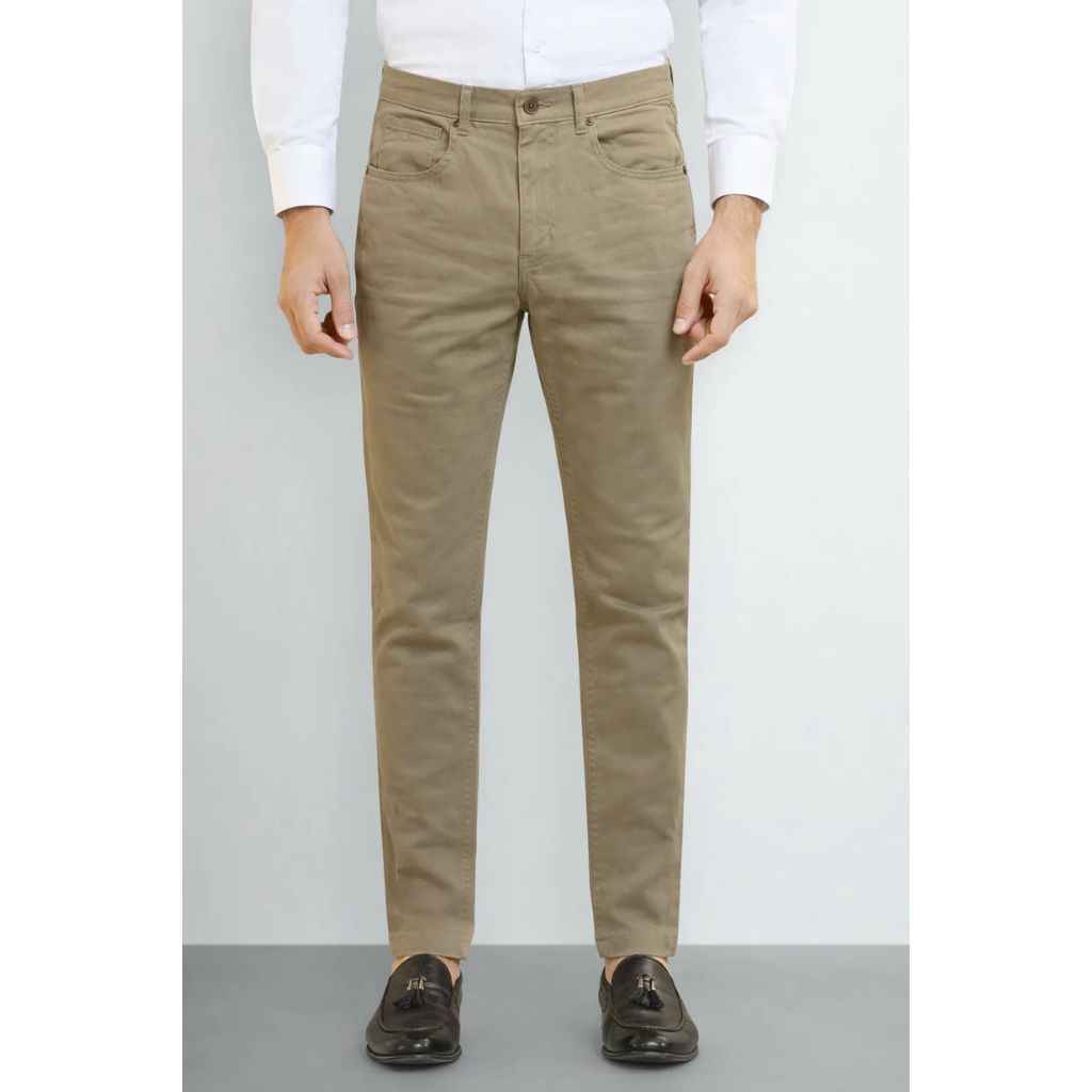 Camel Color Straight Fit Mens Cotton Chino Pant (A-3805)