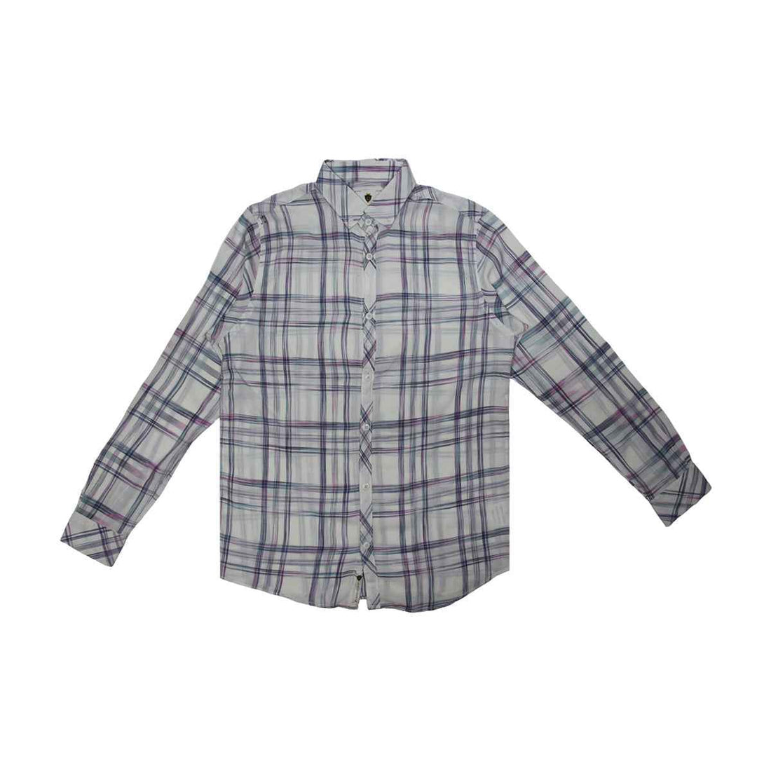 Cotton Checkered Shirt A-1420 - Stylish and Comfortable Choice