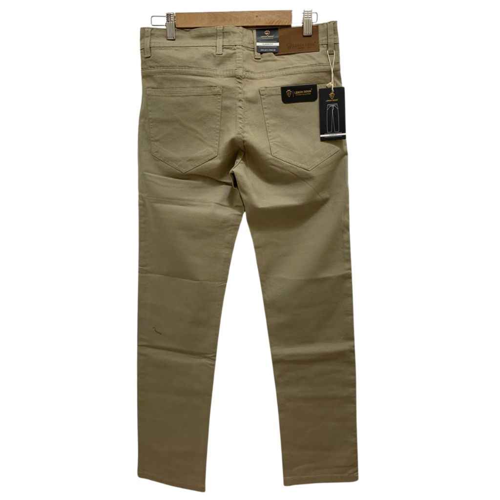 Camel Color Straight Fit Mens Cotton Chino Pant (A-3805)