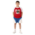 Red Printed Boys Tee (A-1594)