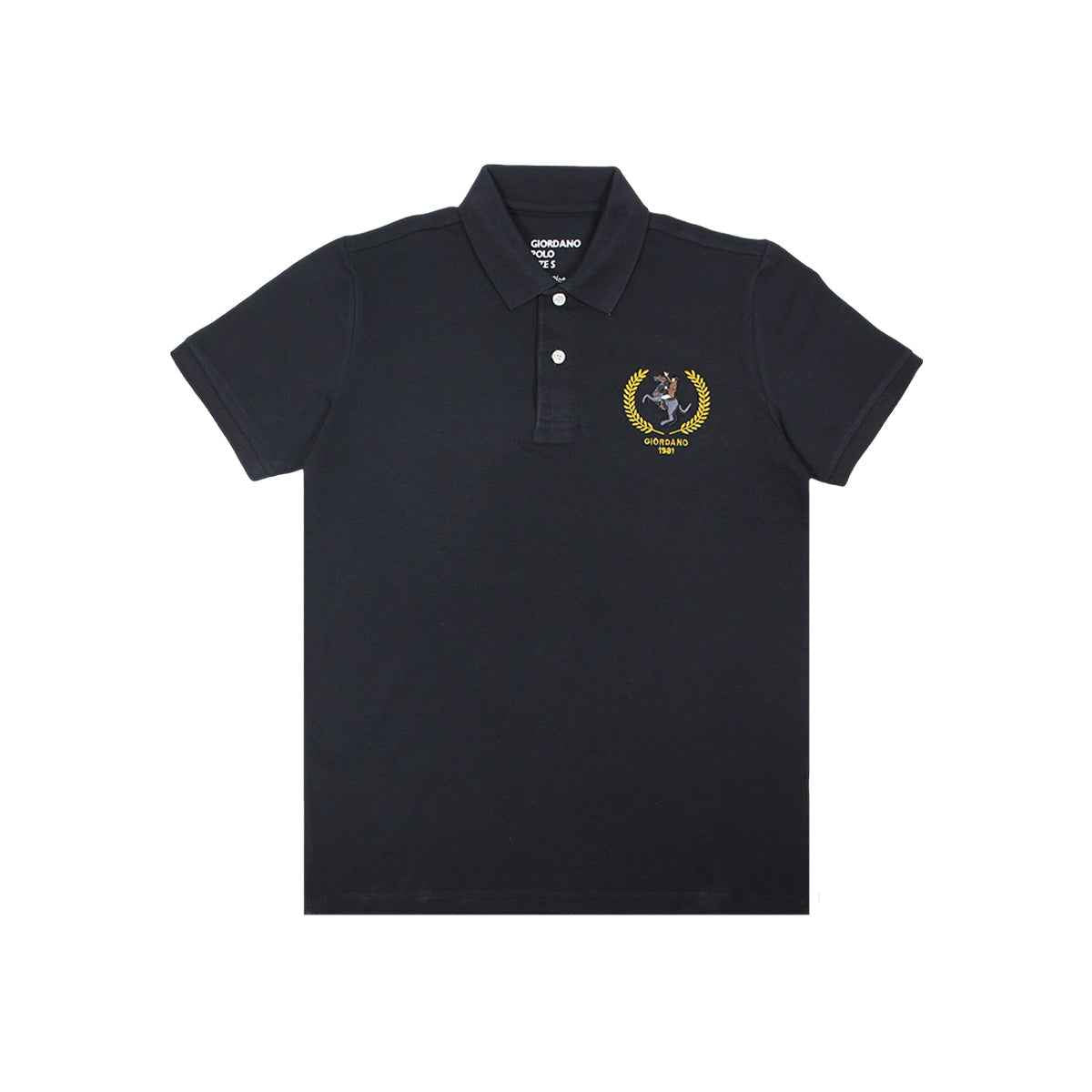 Mens Embroidered Polo A-3460 with Contrast Details - Men's Embroidered Polo