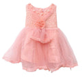Light Pink Girls Floral Frock (A-3178)