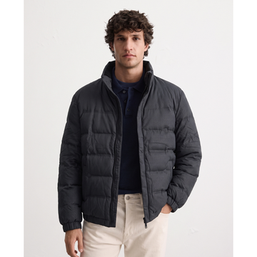 Black Lightweight Puffer Jacket (A-5260)