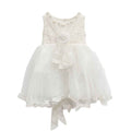 White Girls Floral Frock (A-3178)