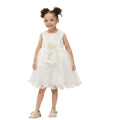 White Girls Floral Frock (A-3178)